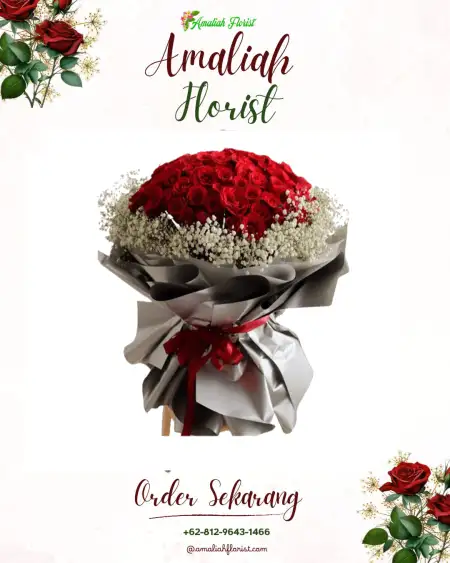 Buket Bunga Rumbai