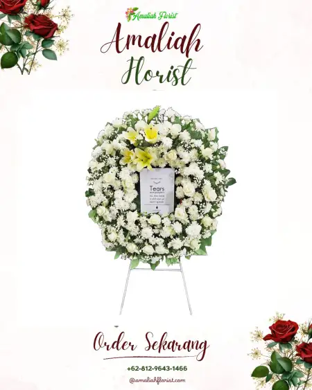 Krans Bunga Duka Rumbai